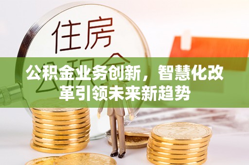 伊犁公积金业务创新，智慧化改革引领未来新趋势