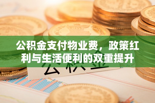 伊犁公积金支付物业费，政策红利与生活便利的双重提升