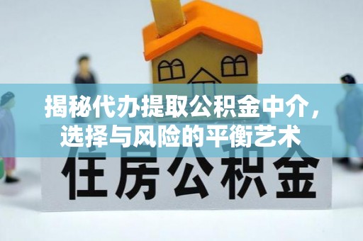 伊犁揭秘代办提取公积金中介，选择与风险的平衡艺术