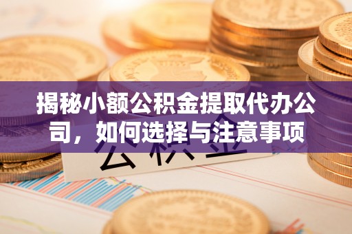 伊犁揭秘小额公积金提取代办公司，如何选择与注意事项