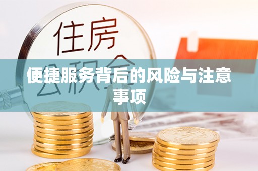 伊犁便捷服务背后的风险与注意事项